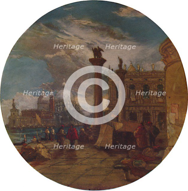 'The Piazza of St. Mark's Venice', 1853, (1935). Artist: James Holland.