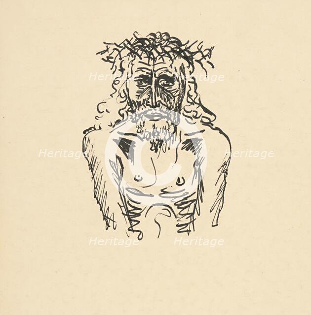 Vir dolorum, 1930-1940. Creator: Arnold Peter Weisz-Kubincan.