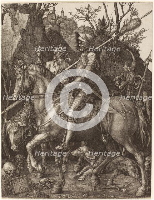 Knight, Death and Devil, 1513. Creator: Albrecht Durer.