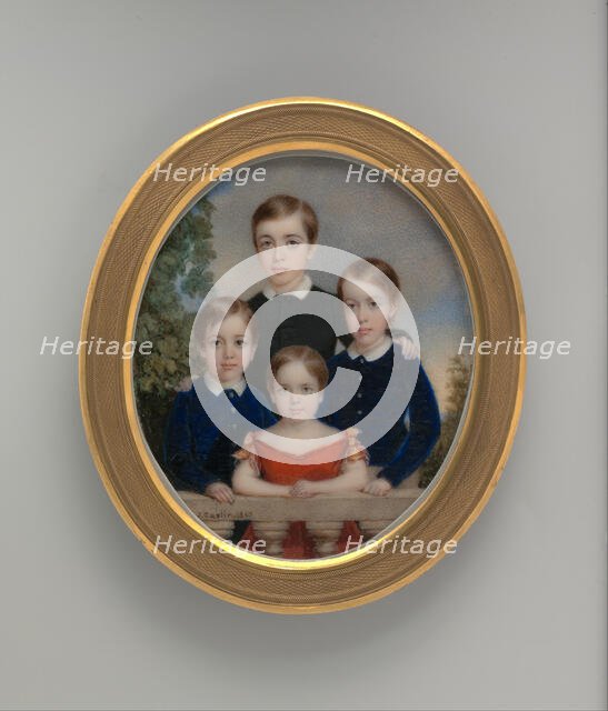 The Allen Children, 1847. Creator: John Carlin.