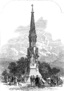 The monument to the late Sir George Cornewall Lewis at New Radnor, 1864. Creator: Unknown.