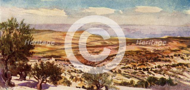 'The Fields of Ruth and Boaz Near Bethlehem', 1902. Creator: John Fulleylove.