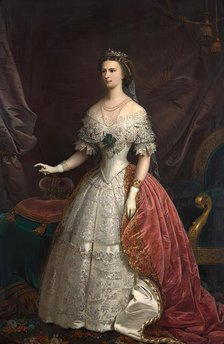Empress Elizabeth, 1869. Creator: Franz Russ the Younger.