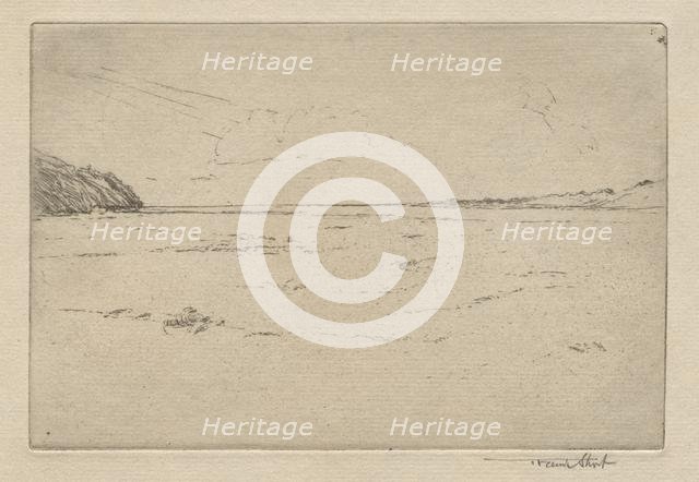 Gathering the Flock on Maxwellbank, No. 2, 1892. Creator: Frank Short (British, 1857-1945).