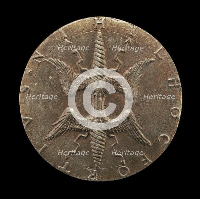 Winged Thunderbolt [reverse], c. 1570. Creator: Francesco da Sangallo.