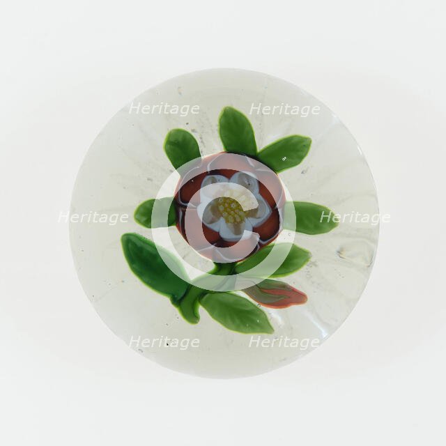 Paperweight, Baccarat, c. 1845-60. Creator: Baccarat Glasshouse.