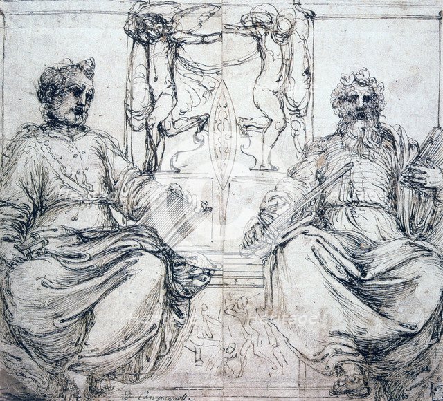 'St Pierre and St Paul', 16th century.  Artist: Perino del Vaga
