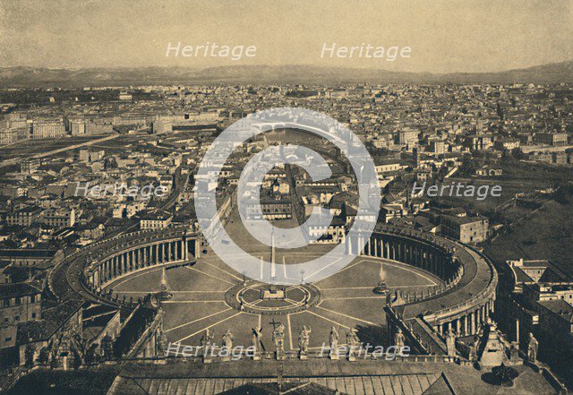 'Roma - Panaromic View from the cupola of St. Peter's', 1910. Artist: Unknown.