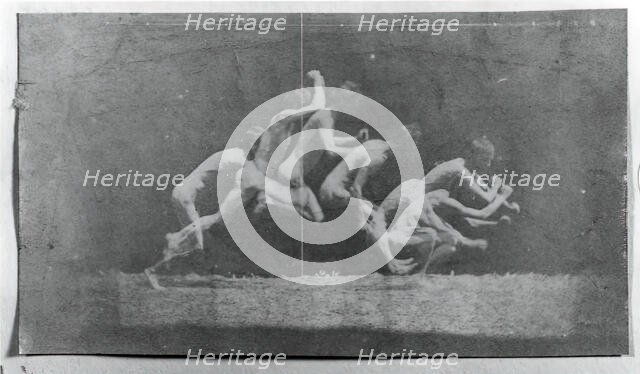 Marey Wheel Photographs of George Reynolds, 1884. Creator: Thomas Eakins.