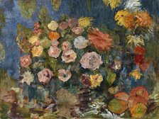 Still Life with Flowers and Fruit, 1907. Artist: Sapunov, Nikolai Nikolayevich (1880-1912)