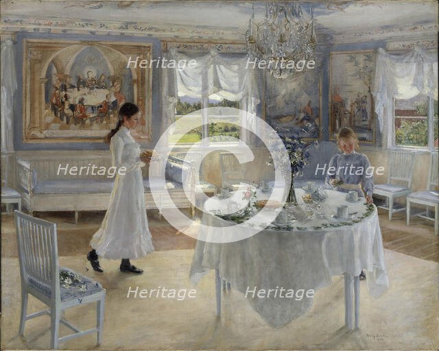 A Day of Celebration, 1902. Creator: Fanny Brate.