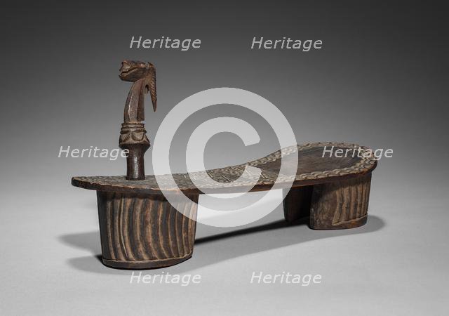 Patten-type Shoe, c 1800s. Creator: Unknown.