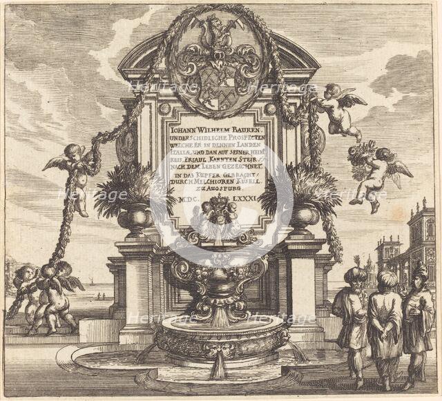 Title Page, 1681. Creator: Melchior Küsel.