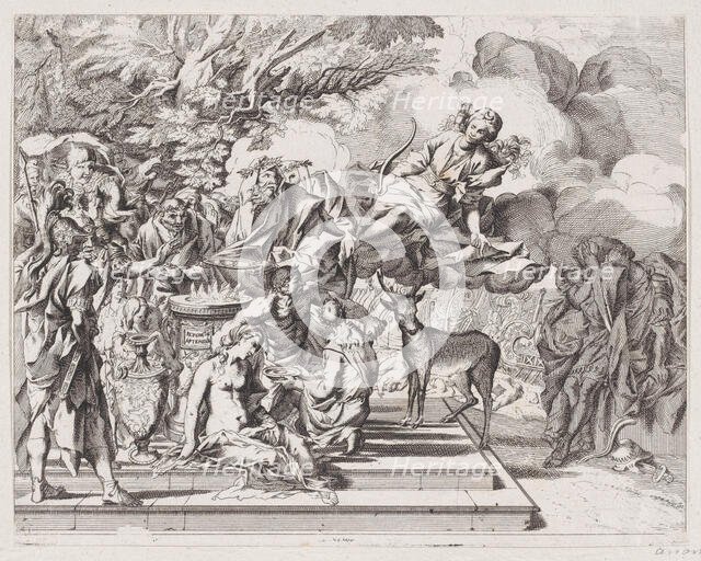 The sacrifice of Iphigenia, 1650-1700. Creator: Attributed to Arnold van Westerhout.