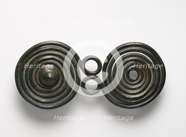 Large Brooch with Spirals, European Bronze Age, 1400-1100 B.C. Creator: Unknown.