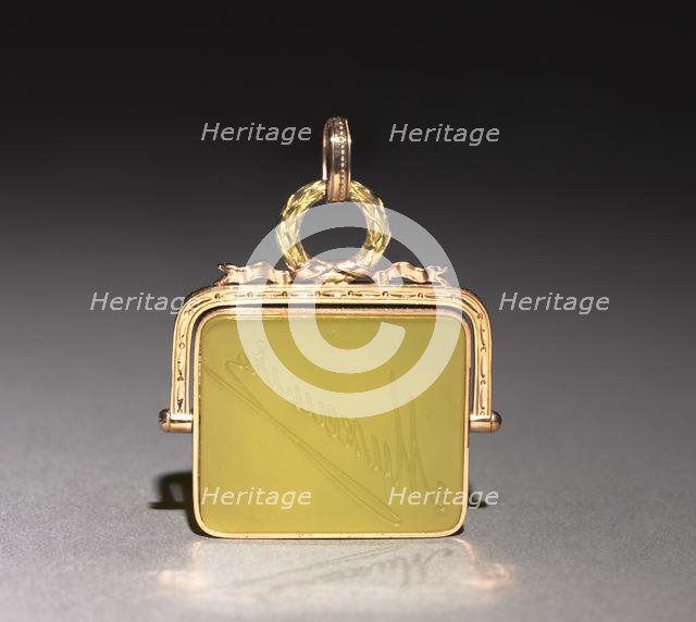 Swivel Seal, before 1896. Creator: Peter Carl Fabergé (Russian, 1846-1920), firm of ; Mikhail Evlampievich Perkhin (Russian, 1860-1903).