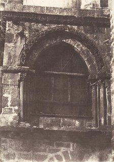 Jérusalem, Saint-Sépulcre, Détails de la Chapelle du Calvaire, 1854. Creator: Auguste Salzmann.