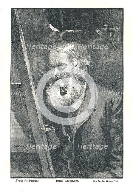 John Absolon, 1894 Artist: Unknown