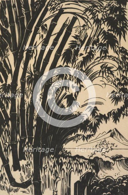 Bamboe (bamboo), 1920-1930. Creator: Johannes ten Klooster.