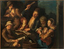 The Music Lesson, . Creator: Cipper, Giacomo Francesco (1664-1736).