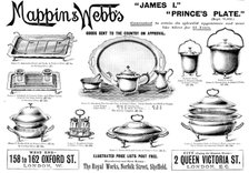 Advertisement for Mappin & Webb, 1898. Creator: Unknown.