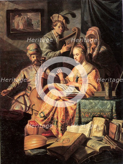 Allegory of Music, 1626. Artist: Rembrandt van Rhijn (1606-1669)