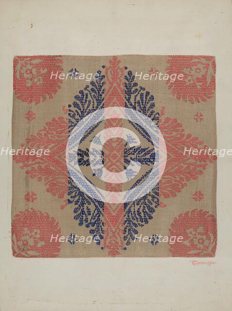 Coverlet, c. 1940. Creator: Cornelius Christoffels.