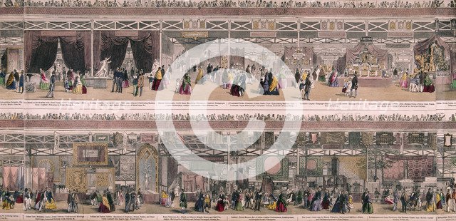 Great Exhibition, Crystal Palace, Hyde Park, London, 1851. Artist: Anon