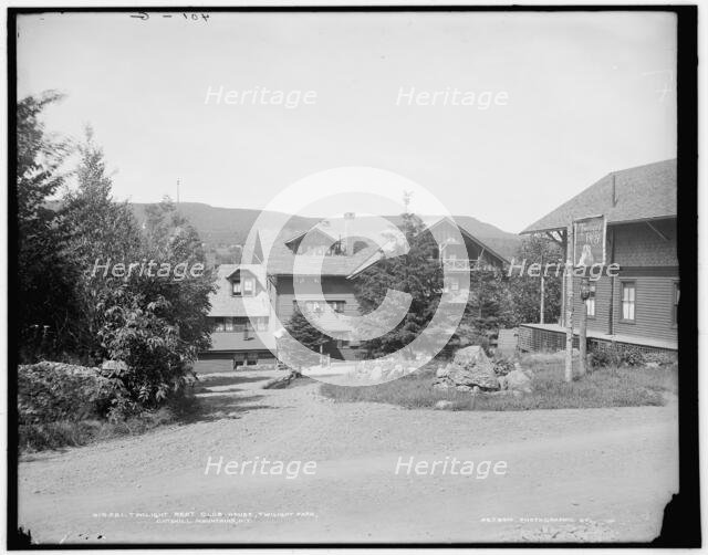 Twilight Rest Club House, Twilight Park, Catskill Mountains, N.Y., (1902?). Creator: Unknown.