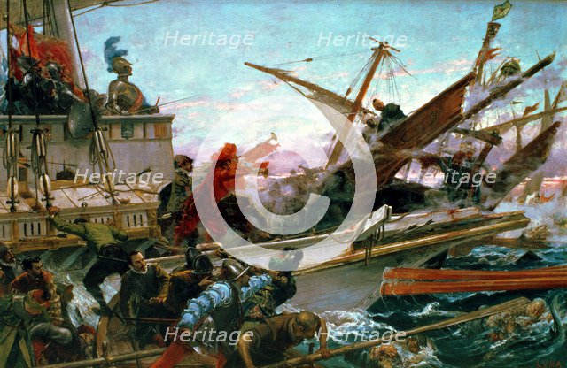 Naval battle of Lepanto, battle waged in 7th October 1571 when John of Austria was the commander.…