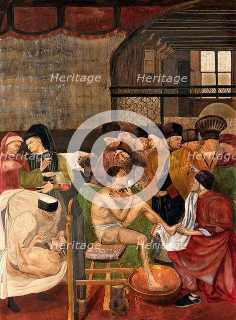 Hospital of Santa Maria della Scala, Siena: physicians and surgeons treating the sick, approx 1912. Creator: Unknown.