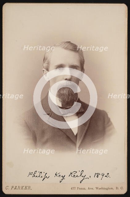 Portrait of Philip Key Reily (1829-1910), 1892. Creator: Charles Parker.