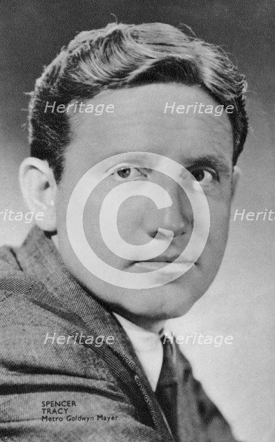 Spencer Tracy (1900-1967), American actor, c1930s. Artist: Unknown