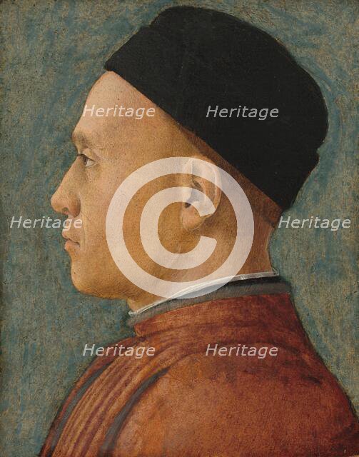 Portrait of a Man, c. 1470. Creator: Andrea Mantegna.