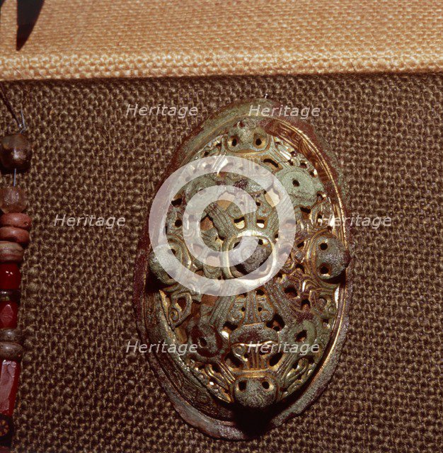 Tortoise Brooch from a Viking Grave in Norway c10th-11th century. Artist: Unknown.