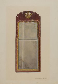 Queen Anne Mirror, c. 1939. Creator: Leslie Macklem.
