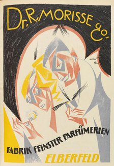 Advertising poster of the perfume factory Dr. R Morisse, 1919. Creator: Kampmann, Walter (1887-1945).
