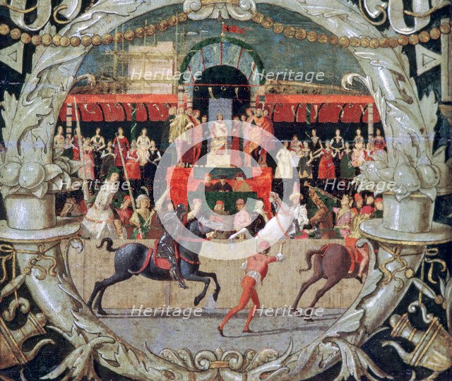 'The Rape of the Sabines (before the signal)', c1490. Artist: Domenico Morone