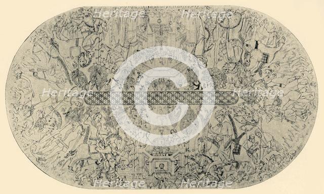 'Painting on the Ceiling of the Hall of Justice, No. 1', 1907.  Creator: Unknown.