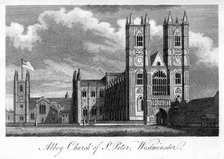 'Abbey Church of St Peter, Westminster', London, 1805. Artist: Unknown