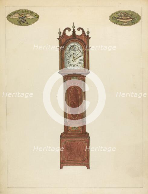 Grandfather Clock, c. 1935. Creator: Nicholas Gorid.