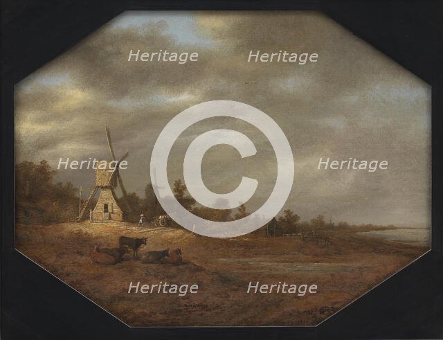 Landscape with Windmills, 1638-1642. Creator: Aelbert Cuyp.