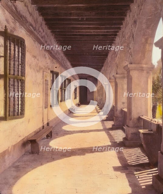 Santa Barbara Mission, 2201 Laguna Street, Santa Barbara, California, 1917. Creator: Frances Benjamin Johnston.