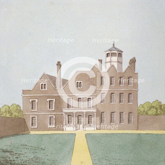 Belmont House, Hillingdon, Middlesex, c1820. Artist: John Oldfield