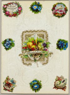 Thankfullness (valentine), 1860/70. Creator: John Windsor.