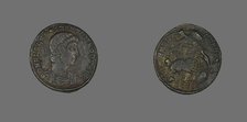 Coin Portraying Emperor Constantine II or Emperor Constantius Gallus, 317/337 or (Constantine II)... Creator: Unknown.