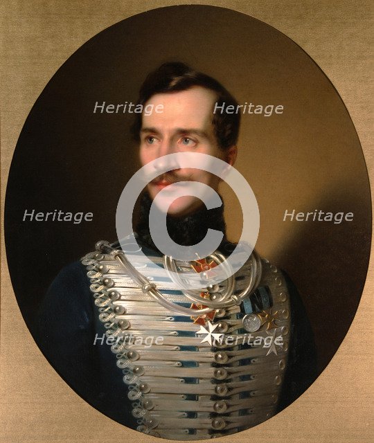 Portrait of Prince Mikhail Fyodorovich Golitsyn (1800-1873), Early 1840s. Artist: Kozina, Sándor (1808-1873)