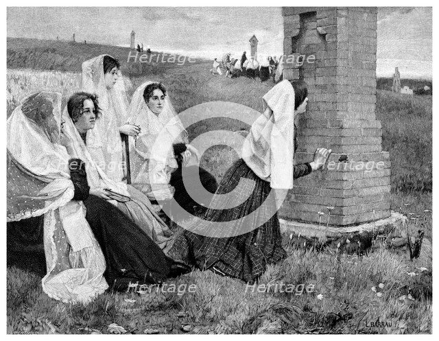 'The Way of the Cross in Catalonia', 1895.Artist: Professor Berthold