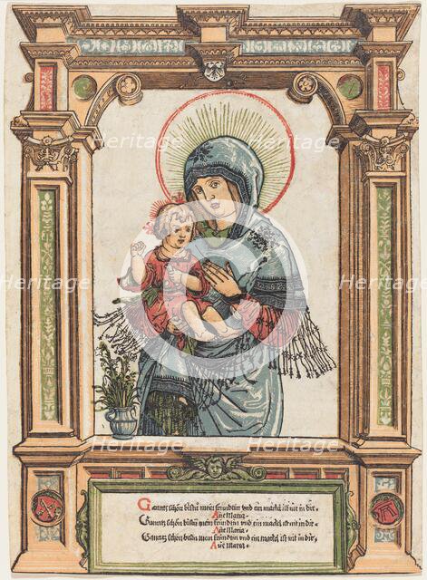 The Beautiful Virgin of Regensburg, c. 1519/1520. Creator: Albrecht Altdorfer.