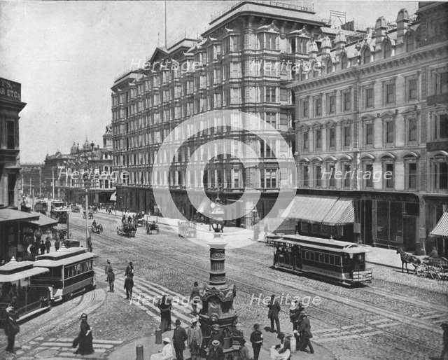 Market Street, San Francisco, California, USA, c1900.  Creator: Unknown.